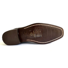 Cargar imagen en el visor de la galería, GALBAR Derby Ferrero/Moka Hecho en México zapato Artesanal Zapato formal de agujetas en piel suela de cuero zapatos de vestir