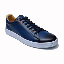 Cargar imagen en el visor de la galería, GALBAR Tenis de piel azul