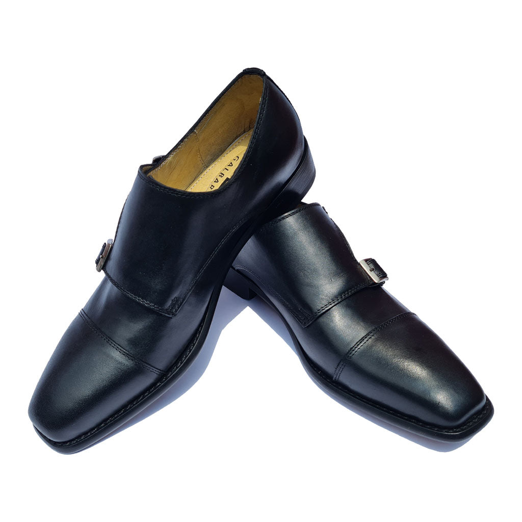 Zapatos de hebillas negros Monk GALBAR  zapatos de vestir