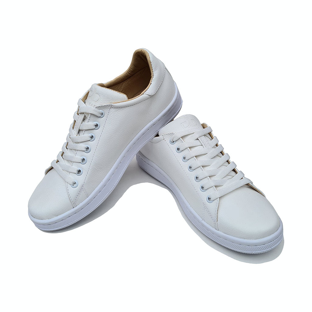 Tenis blancos de piel GALBAR tenis blancos hombre de piel