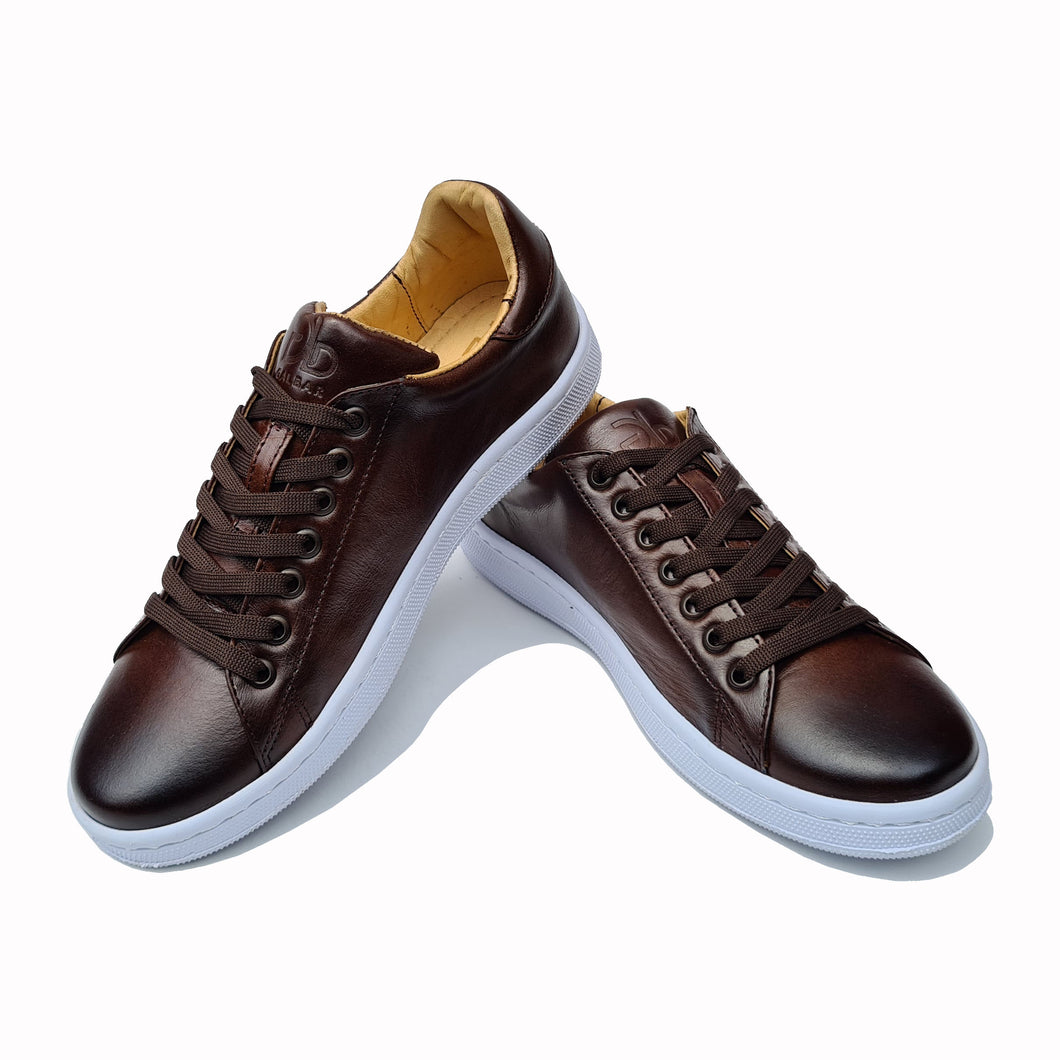 Tenis de piel Cafe Chocolate GALBAR